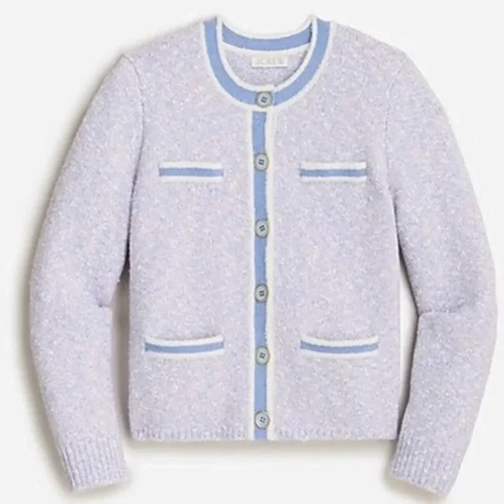J. Crew Marled Sweater Lady Blazer Jacket - Brand New - XL - Picture 3 of 8